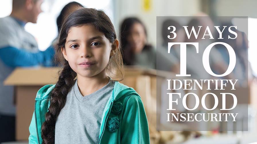 How do you know if a child is facing food insecurity?