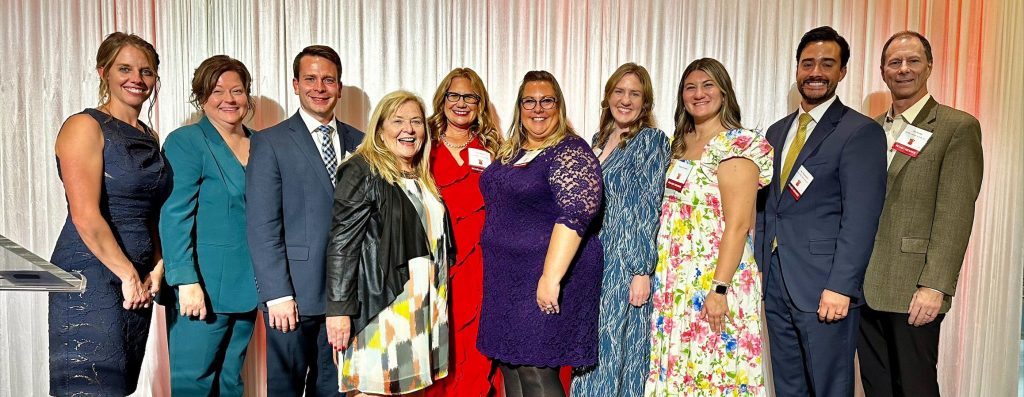 Waukesha Chapter board members at the gala